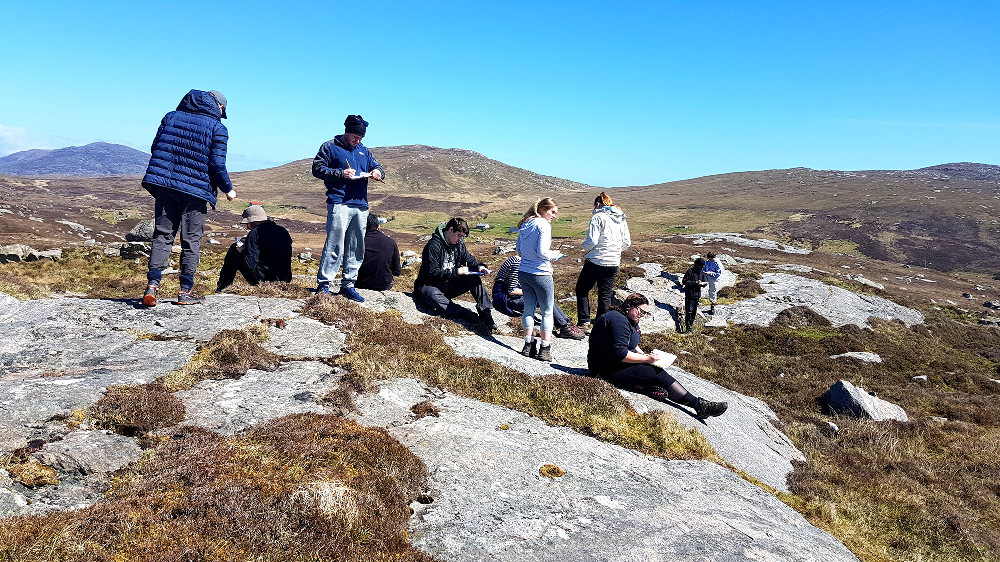 Geography trip hebrides walk