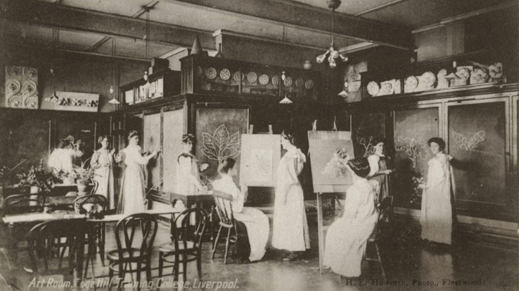 Old Picture of Edge Hill Art Room
