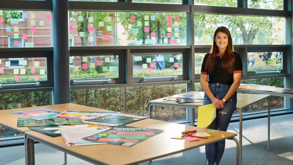 Marketing student Holly