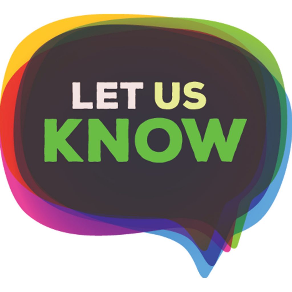 let us know logo