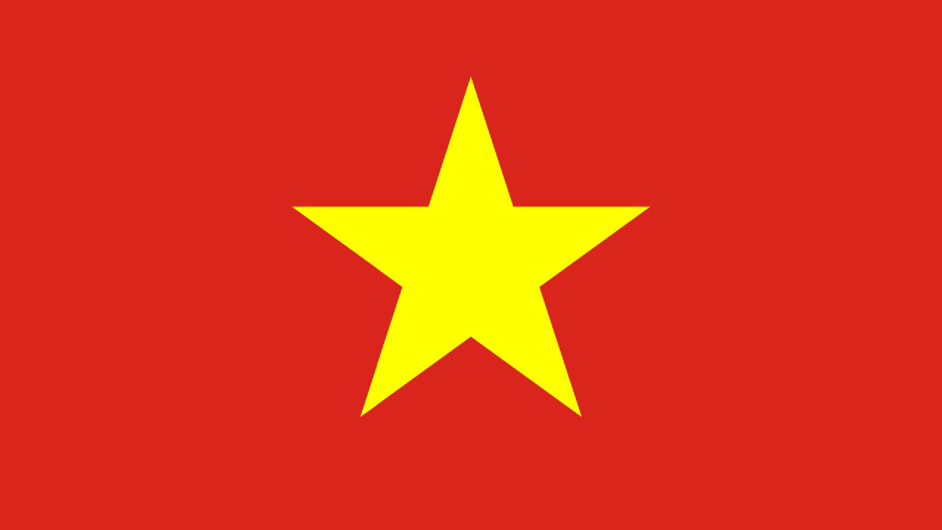 An image of the flag of Vietnam