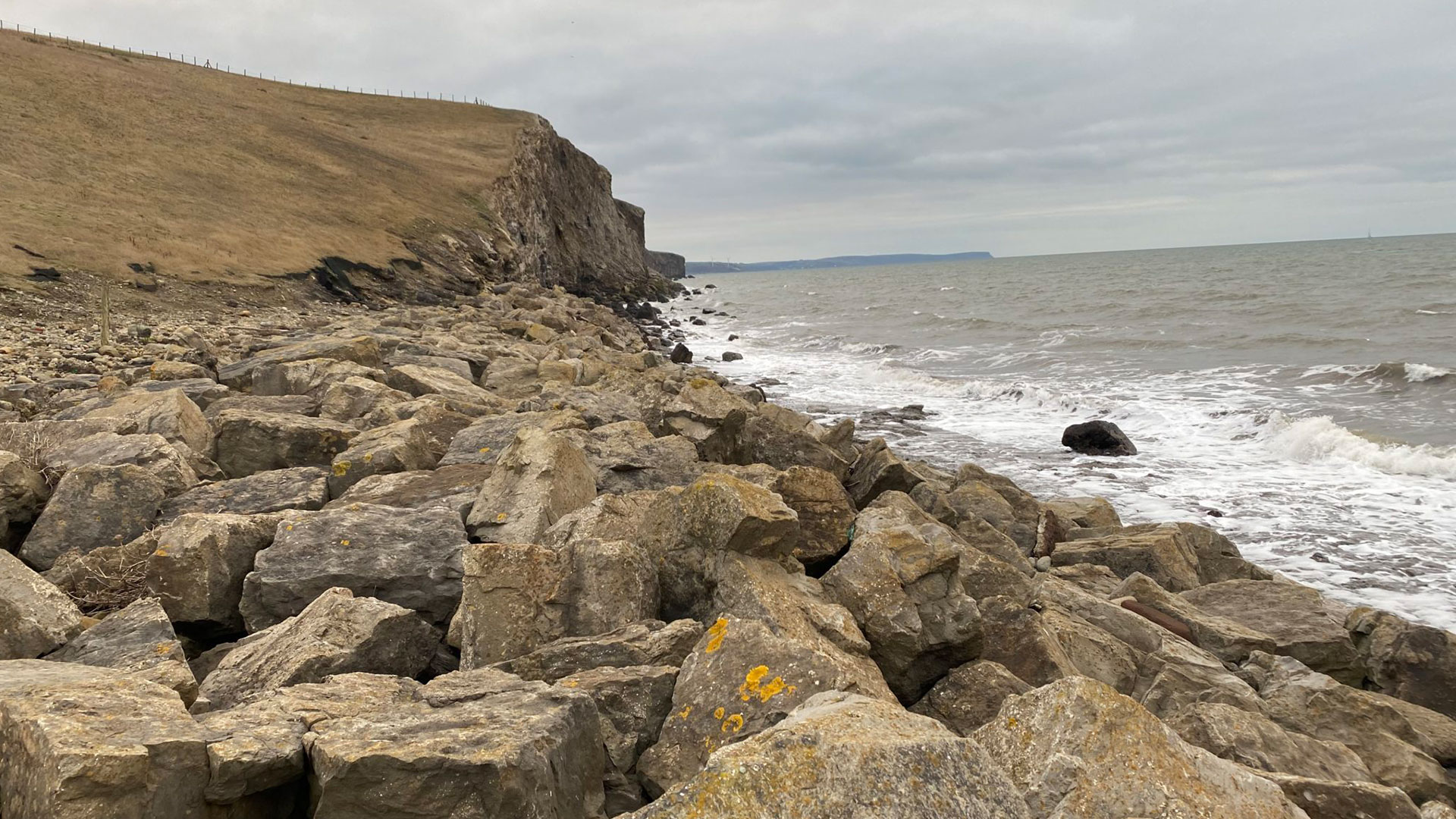 A rocky shoreline in the Lake Distrcit