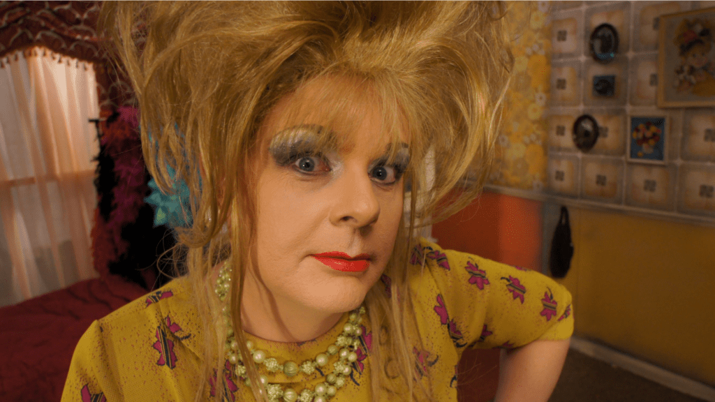 An image of Gale Force, a drag performer.