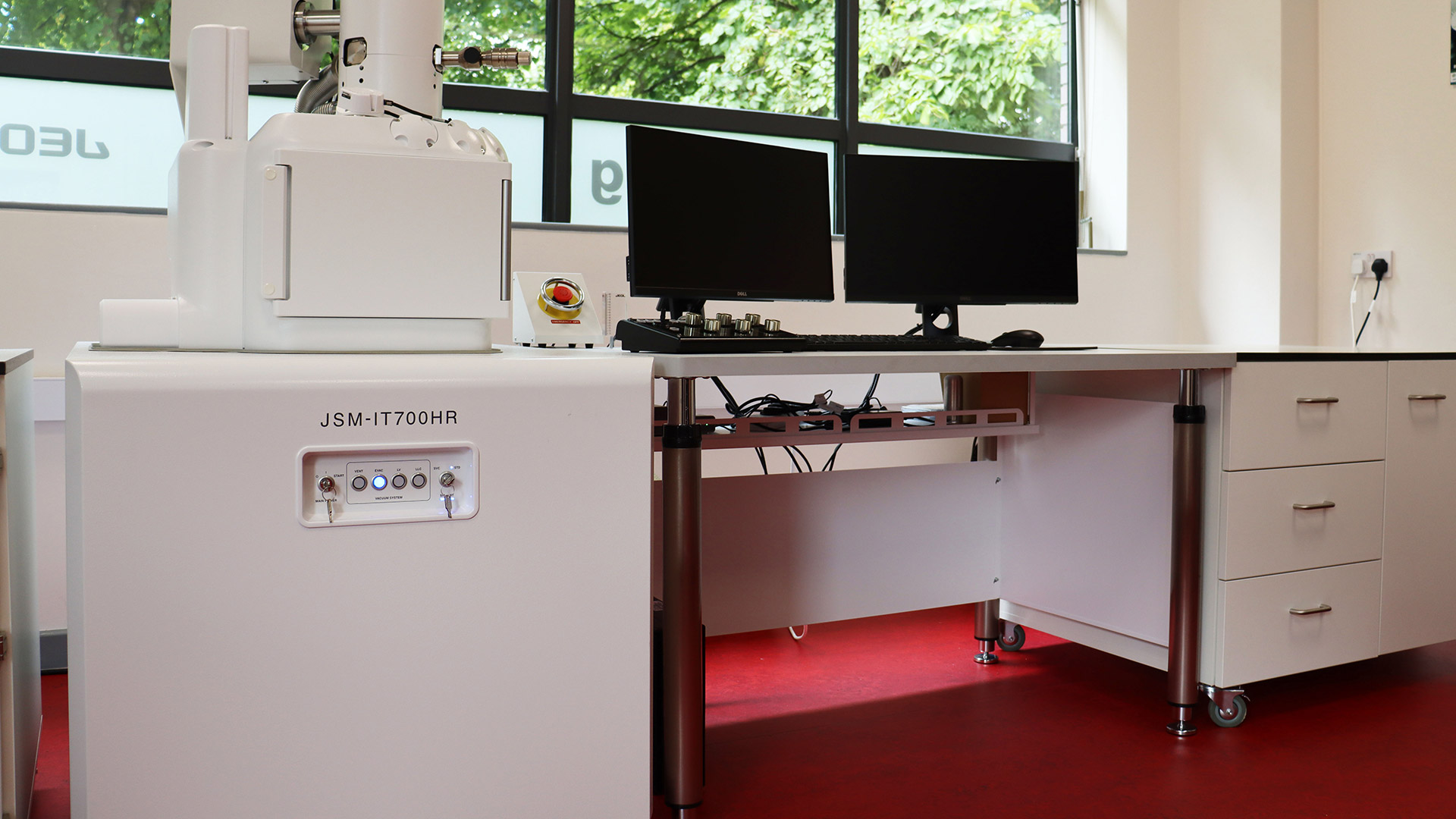 JEOL IT-700HR SEM, with EDS