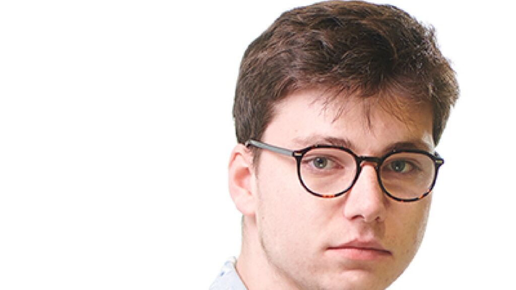 An image of law student, Thomas de Freitas