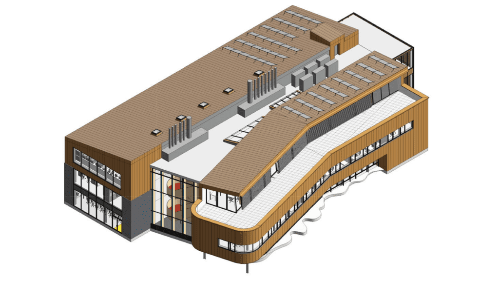 An artist's impression of the new Life Sciences building at Edge Hill University.