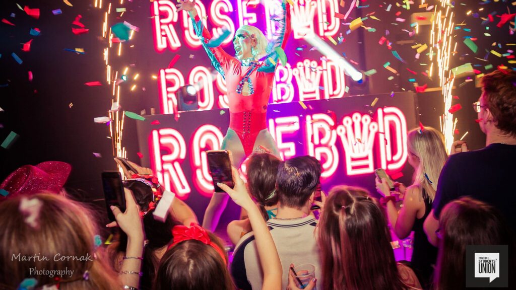 Milk Social Pride Week 2023. Featuring the drag queen Rosebud Photo by Martin Cornak Photography
