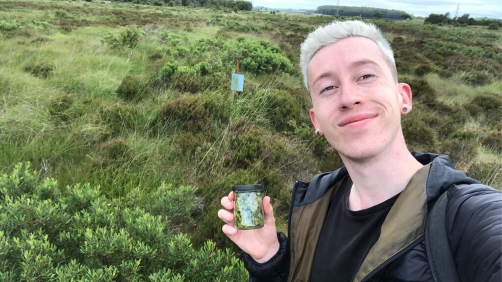 Botanist and former BSc Hons Science – Ecology student, Josh Styles