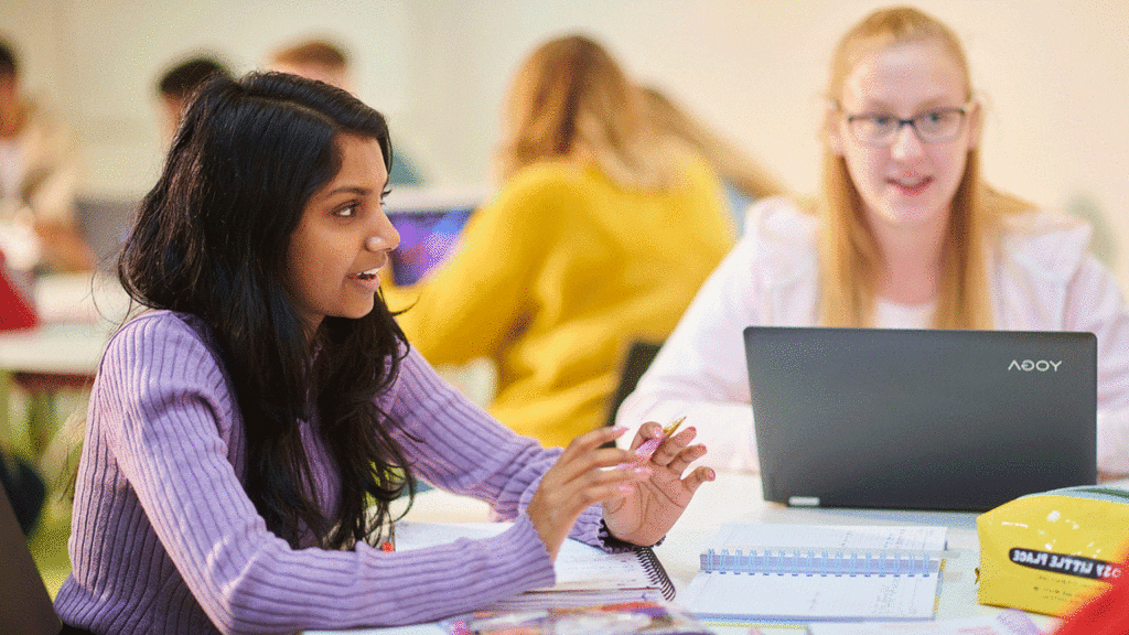 An image of mathematics students engaging in an activity.