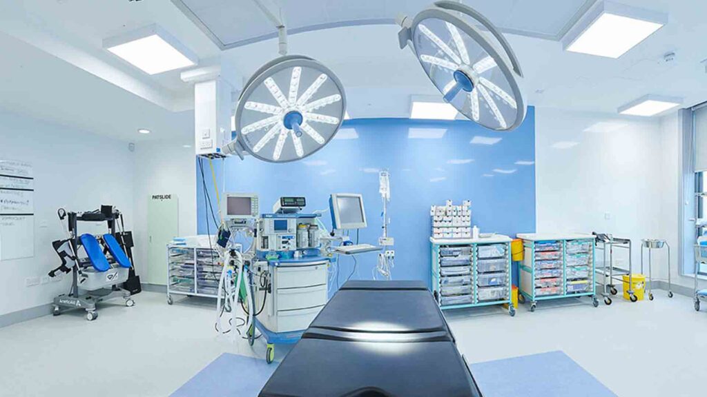 Clinical skills room.