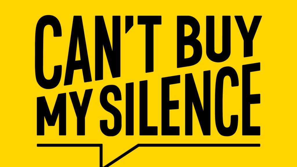 can't buy my silence logo