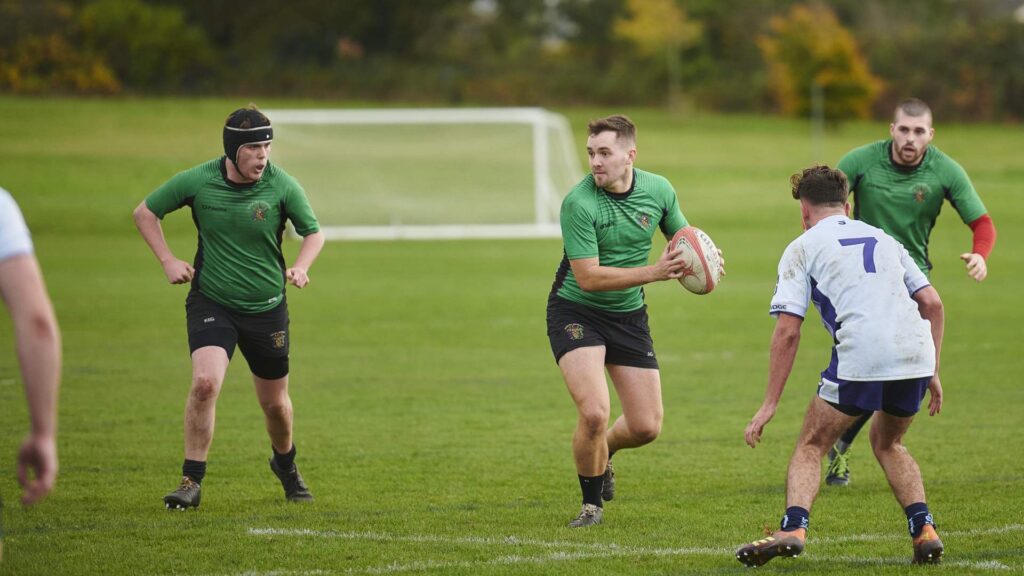 EHU Sport Rugby team playing a match