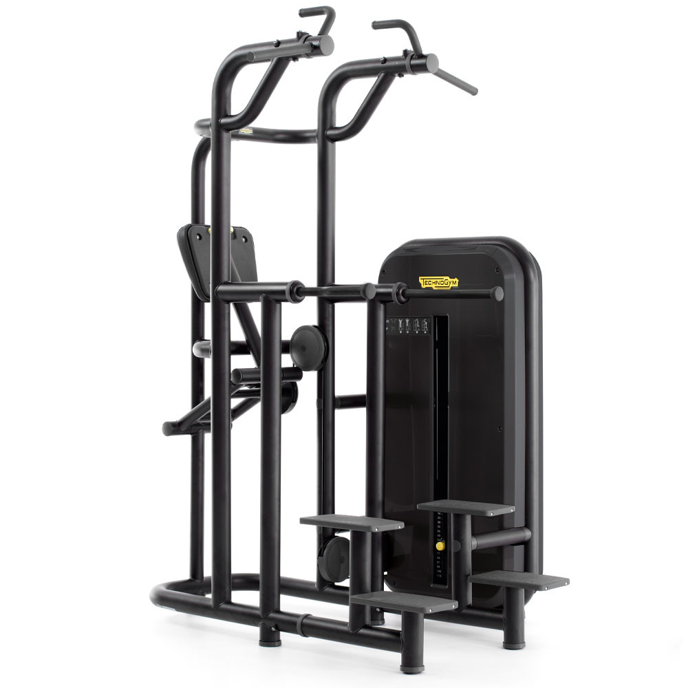 Technogym Kneeling Easy Chin Dip machine