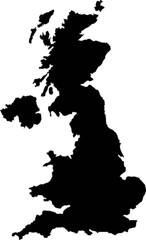 Location map showing the position of Edge Hill University in Ormskirk, North West England