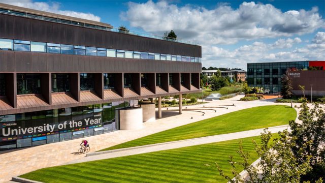 The modern Catalyst building