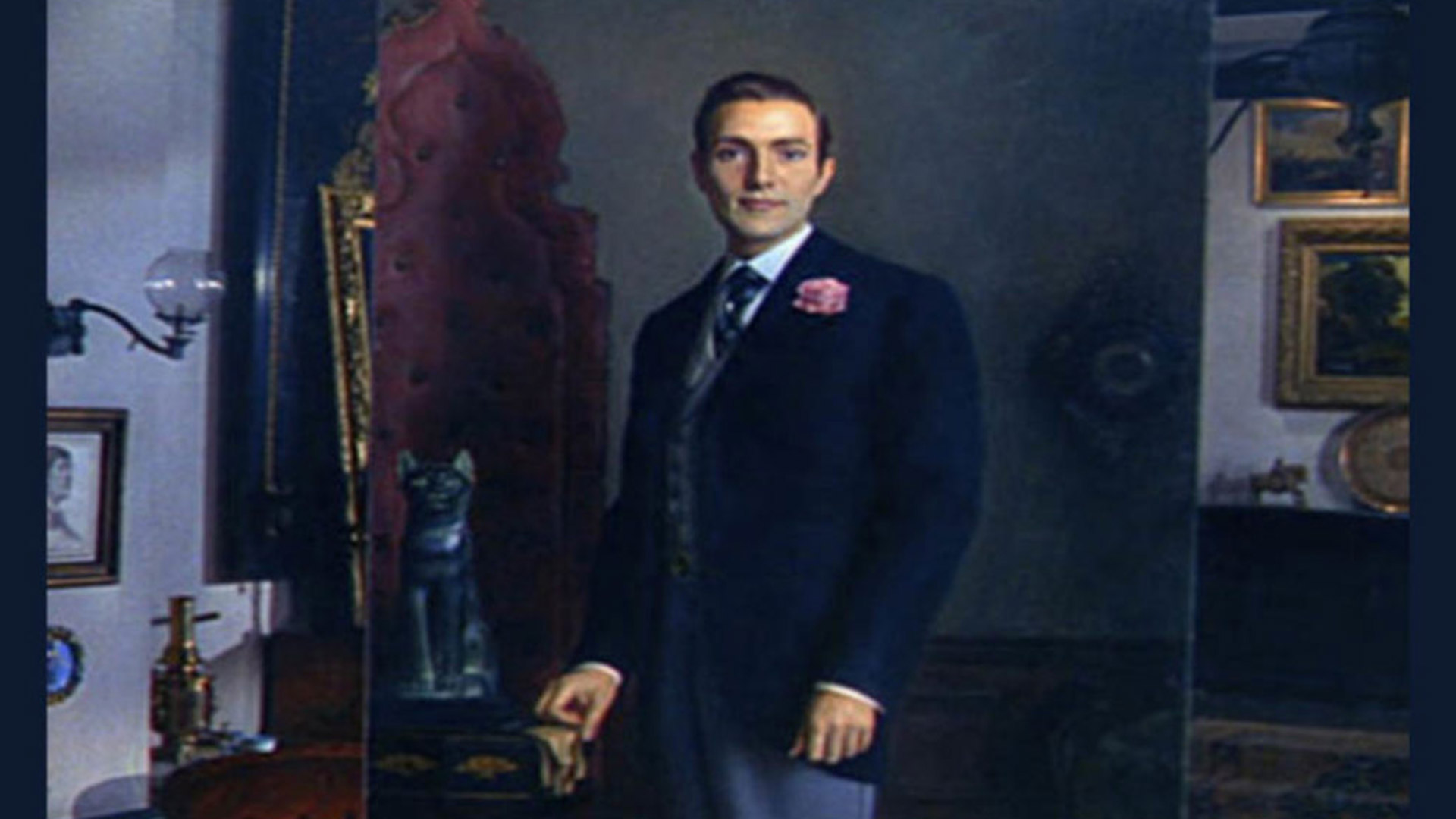 Painting of Hurd Hatfield as Dorian Gray
