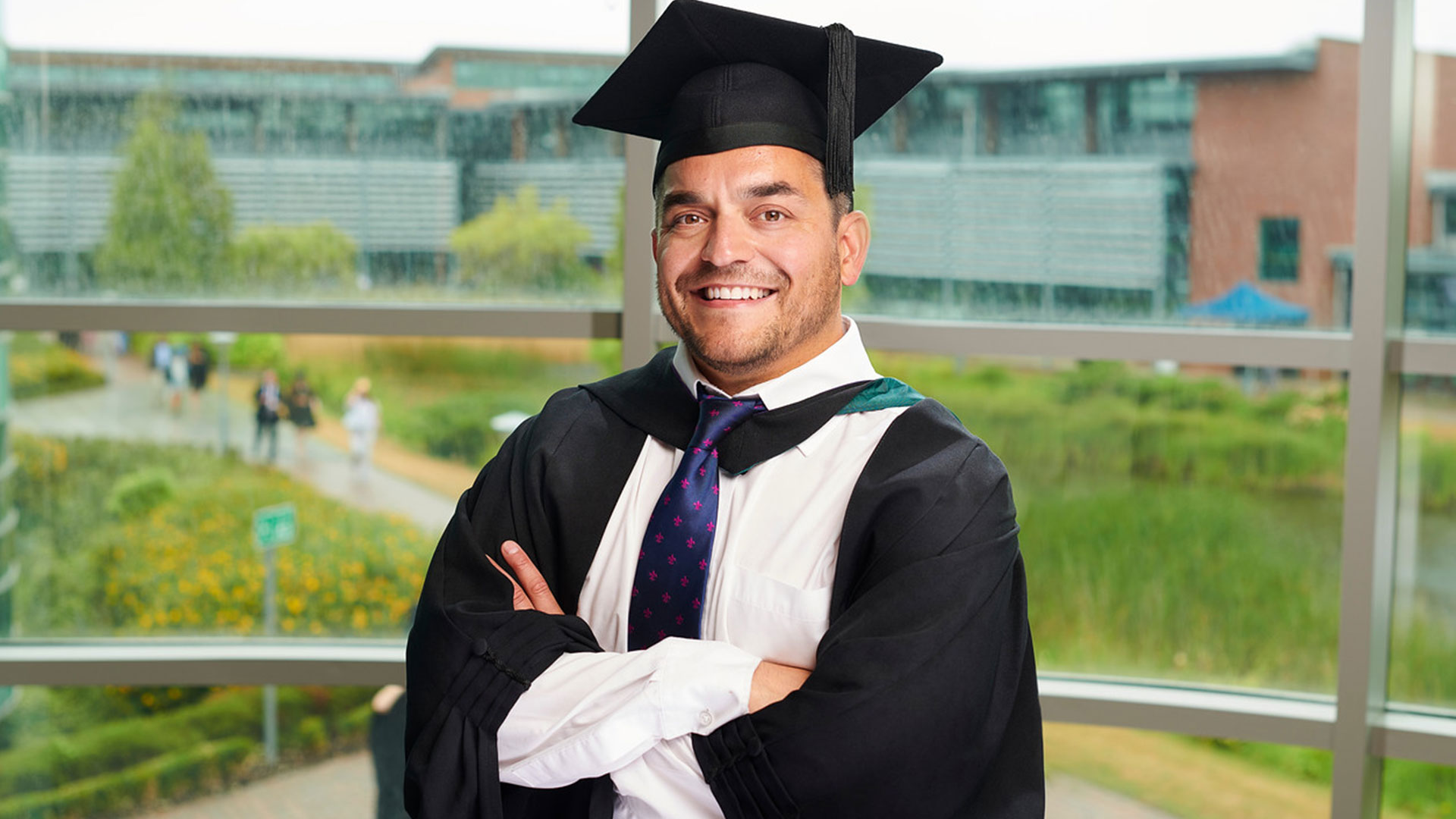 Alumni student Daniel Pitts in the Faculty of Health, Social Care and Medicine