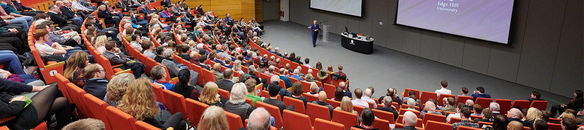 A busy lecturer theatre while John Bercow does a guest speaker appearance