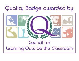 Logo - Quality Badge award by Council for Learning Outside the Classroom