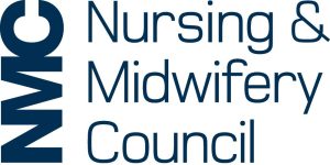 Nursing and Midwifery Council logo.