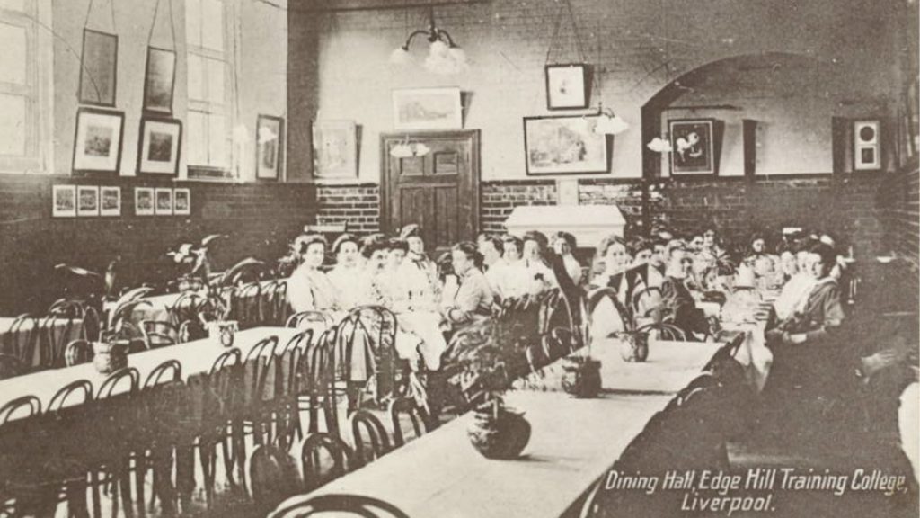 Old Picture of Edge Hill Dining Hall