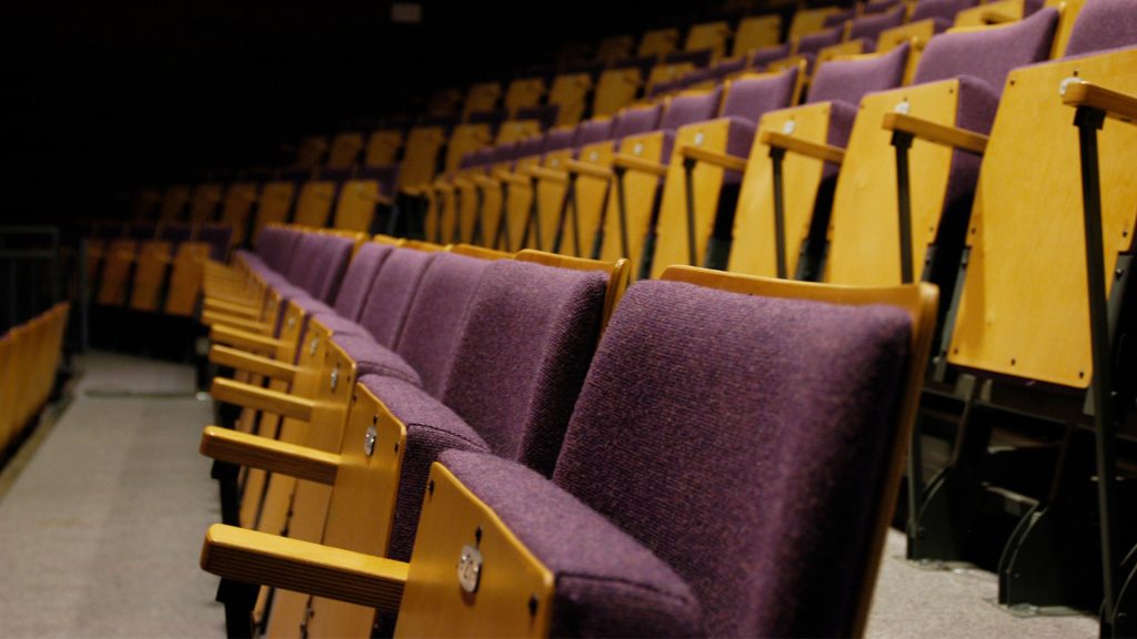 Seating within The Rose Theatre.