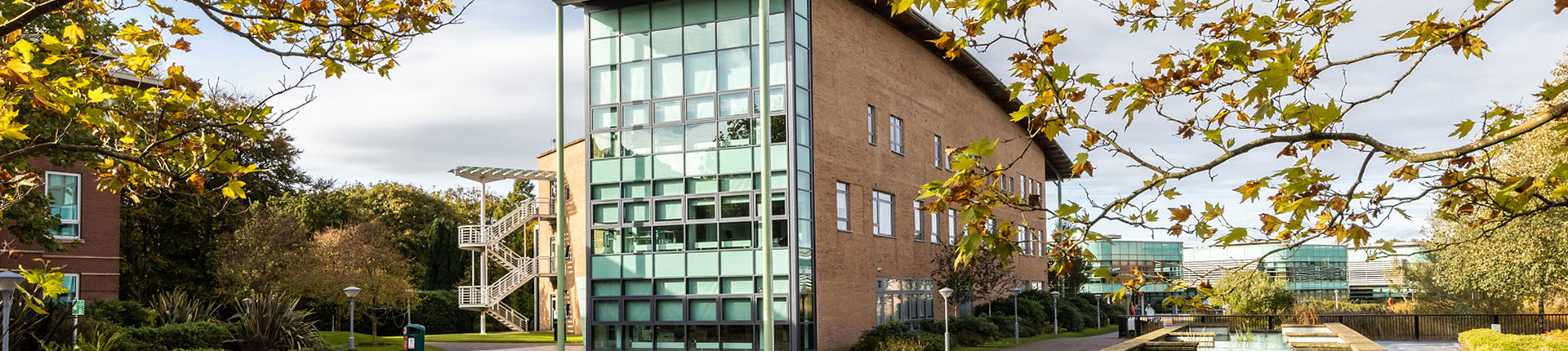 Exterior shot of the Clinical Skills and Simulation Centre building on campus.
