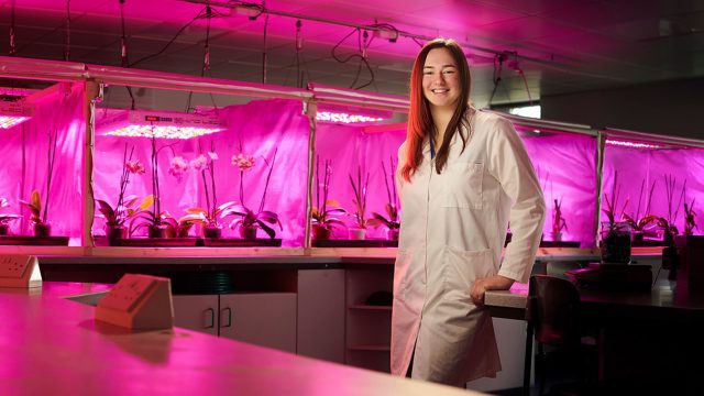Biology student Megan