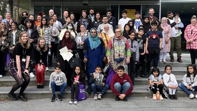 Attendees at parents power day