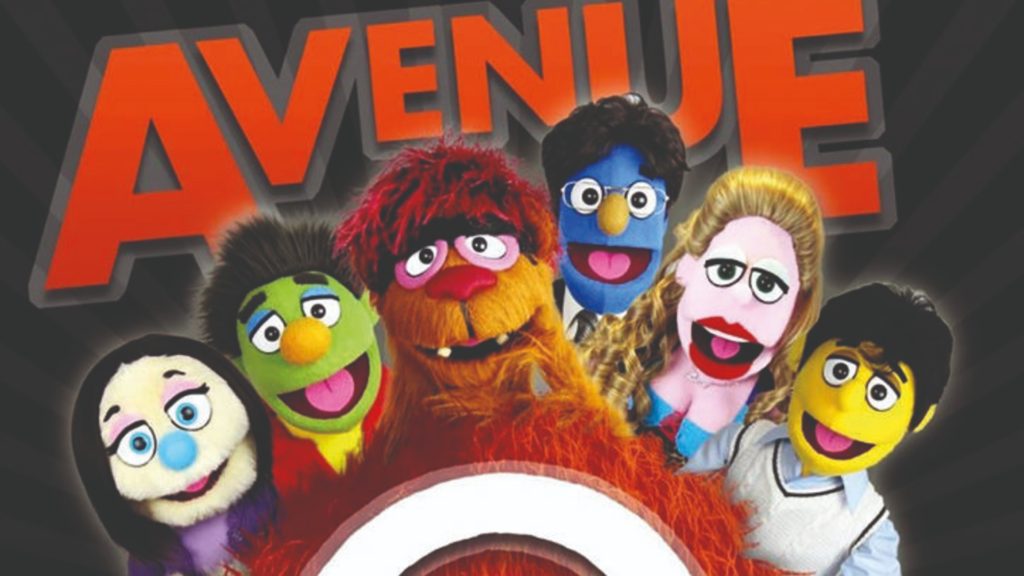  A poster for the musical "Avenue Q"