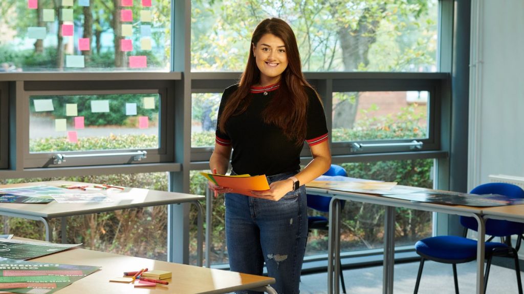 BSc (Hons) Marketing student Holly Brock