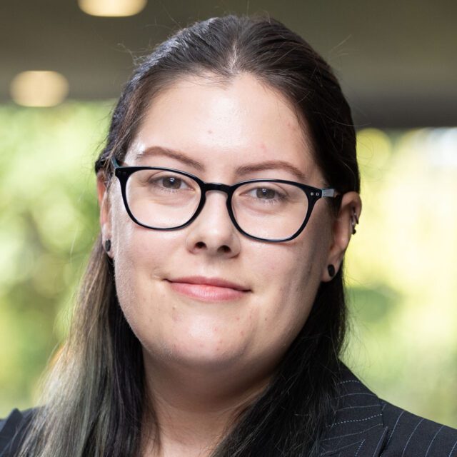 A headshot of Dr Kathryn Fradley