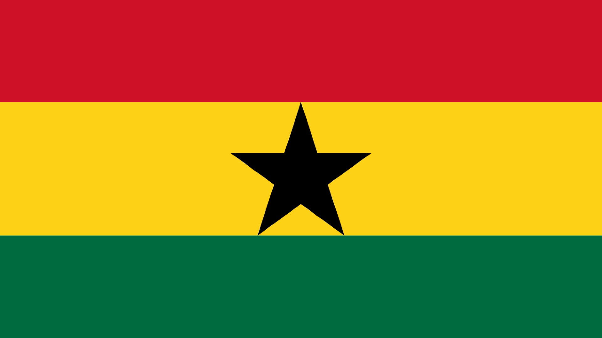 An image of the flag of Ghana