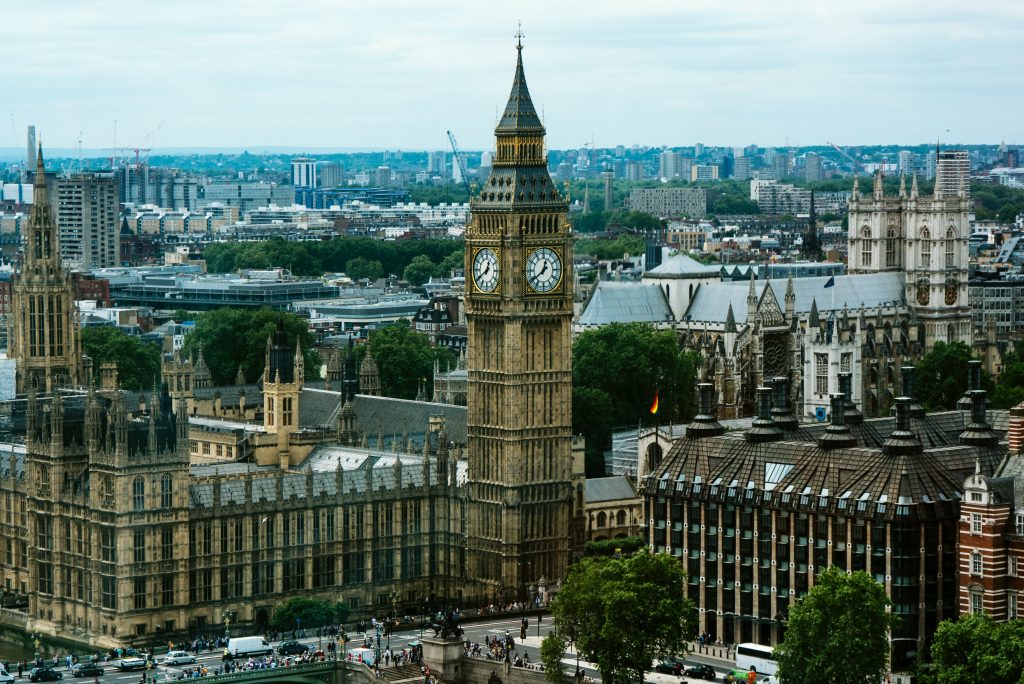 View of Big Ben, London