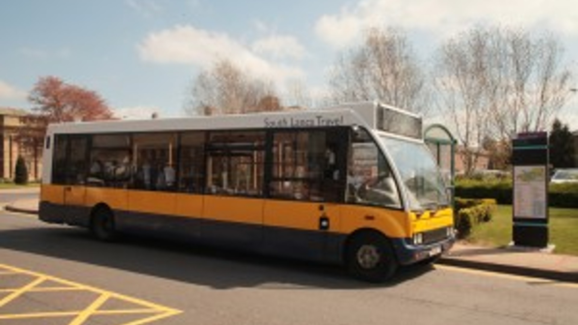 An image of the bus that goes between Edge Hill University campus and the town centre of Ormskirk.