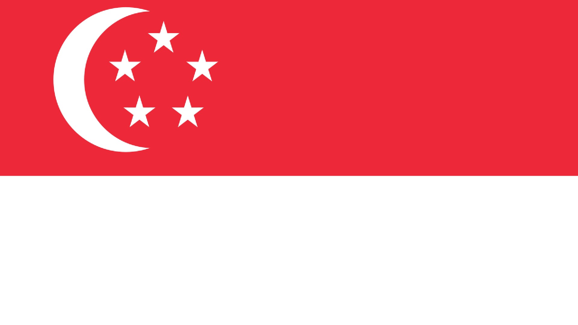 An image of the flag of Singapore