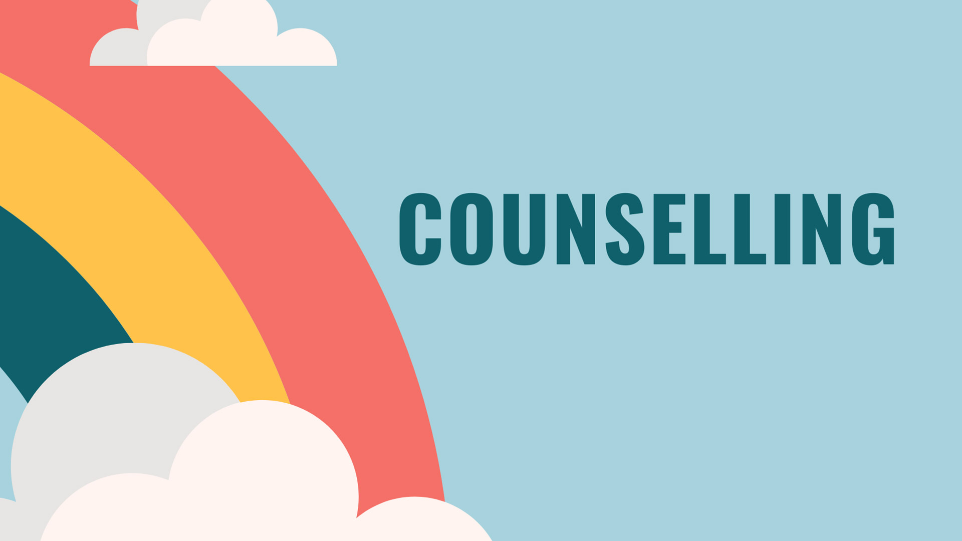 Counselling text banner