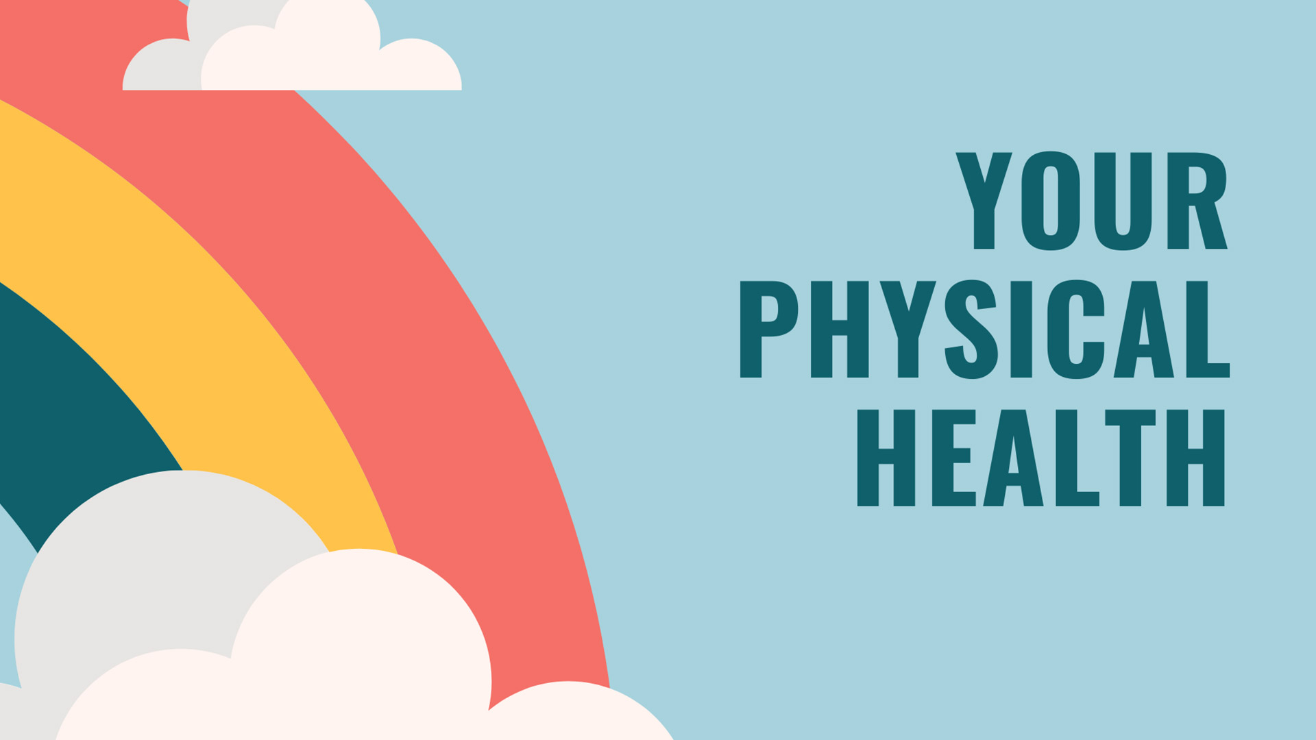 Your physical health text banner