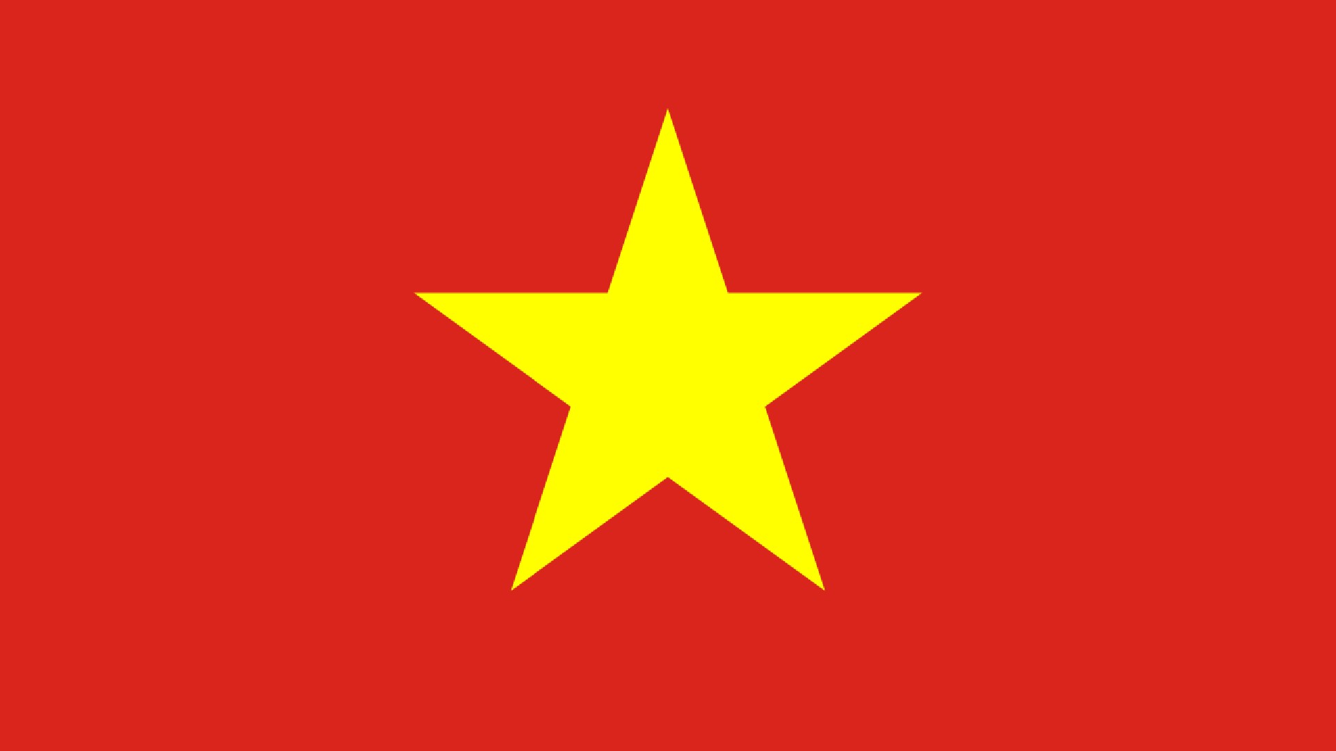 An image of the flag of Vietnam
