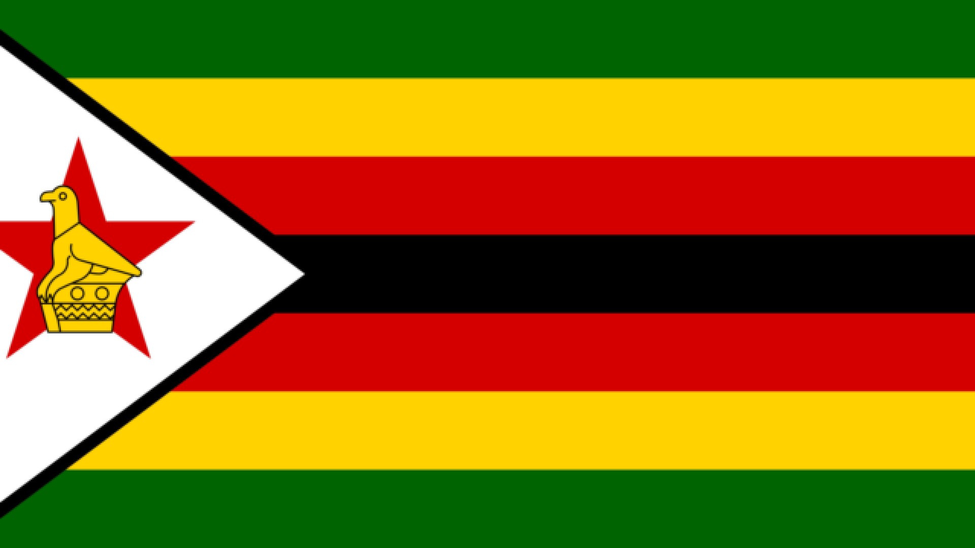 An image of the flag of Zimbabwe
