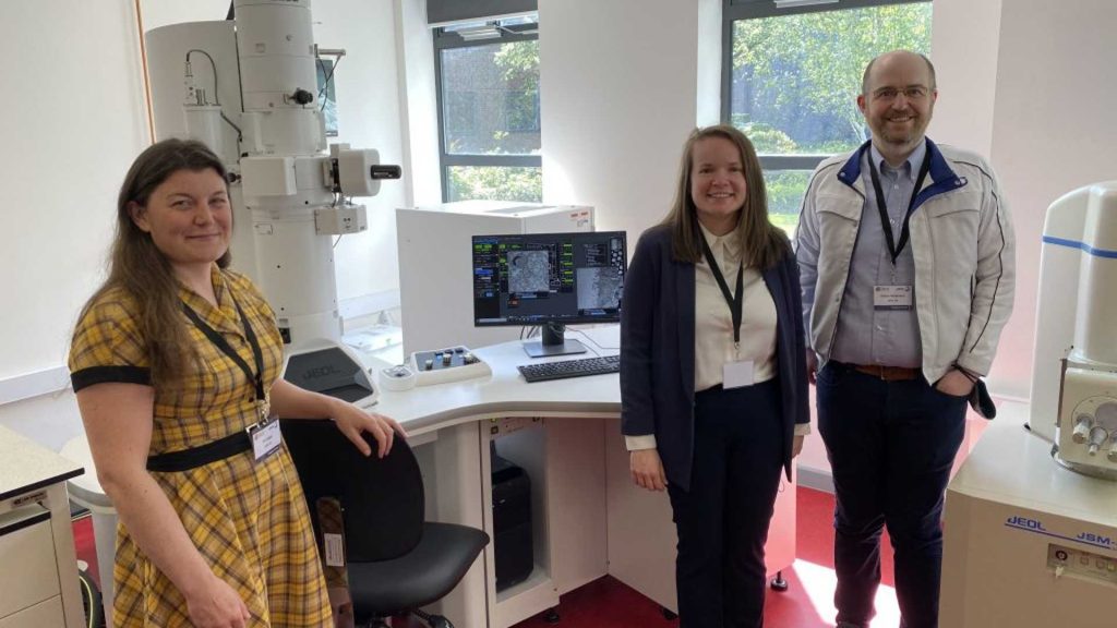 Staff in the Jeol imaging centre