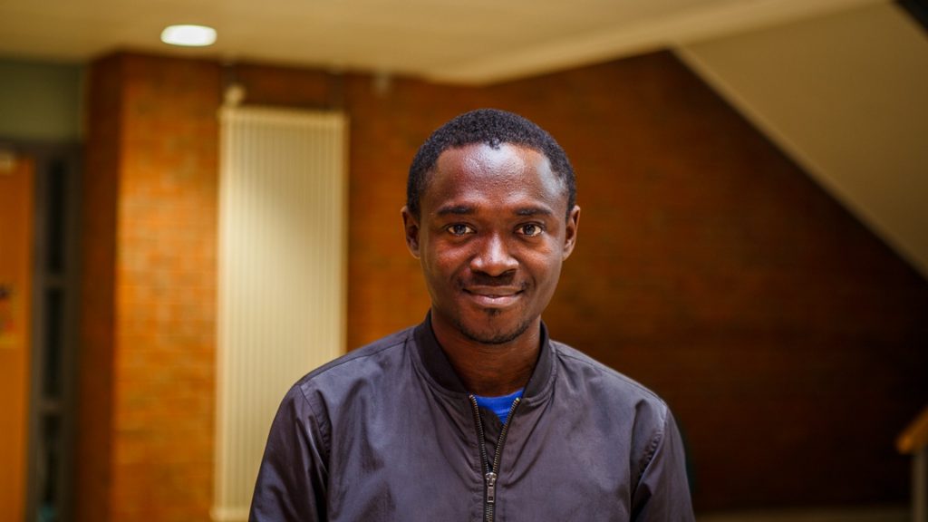 An image of computing student, Peter Ankomah