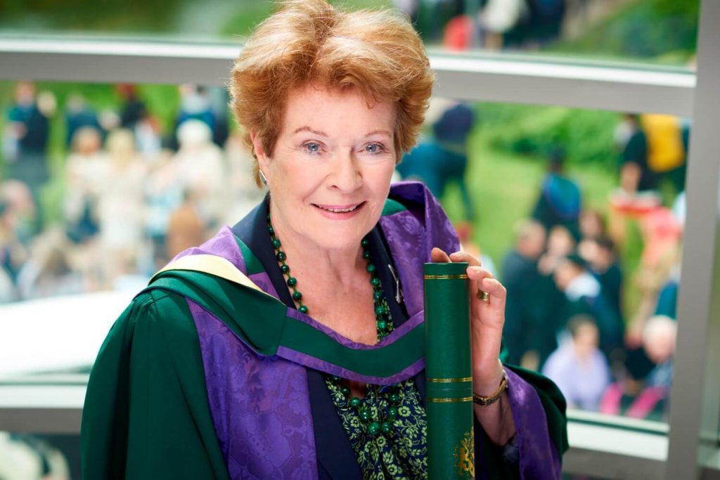 Dame Janet Suzman receives her Honorary Doctor of Arts from Edge Hill University.