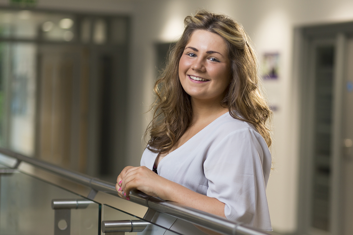 Preparation for Higher Education scholar Chloe Haylock in the Faculty of Health and Social Care.