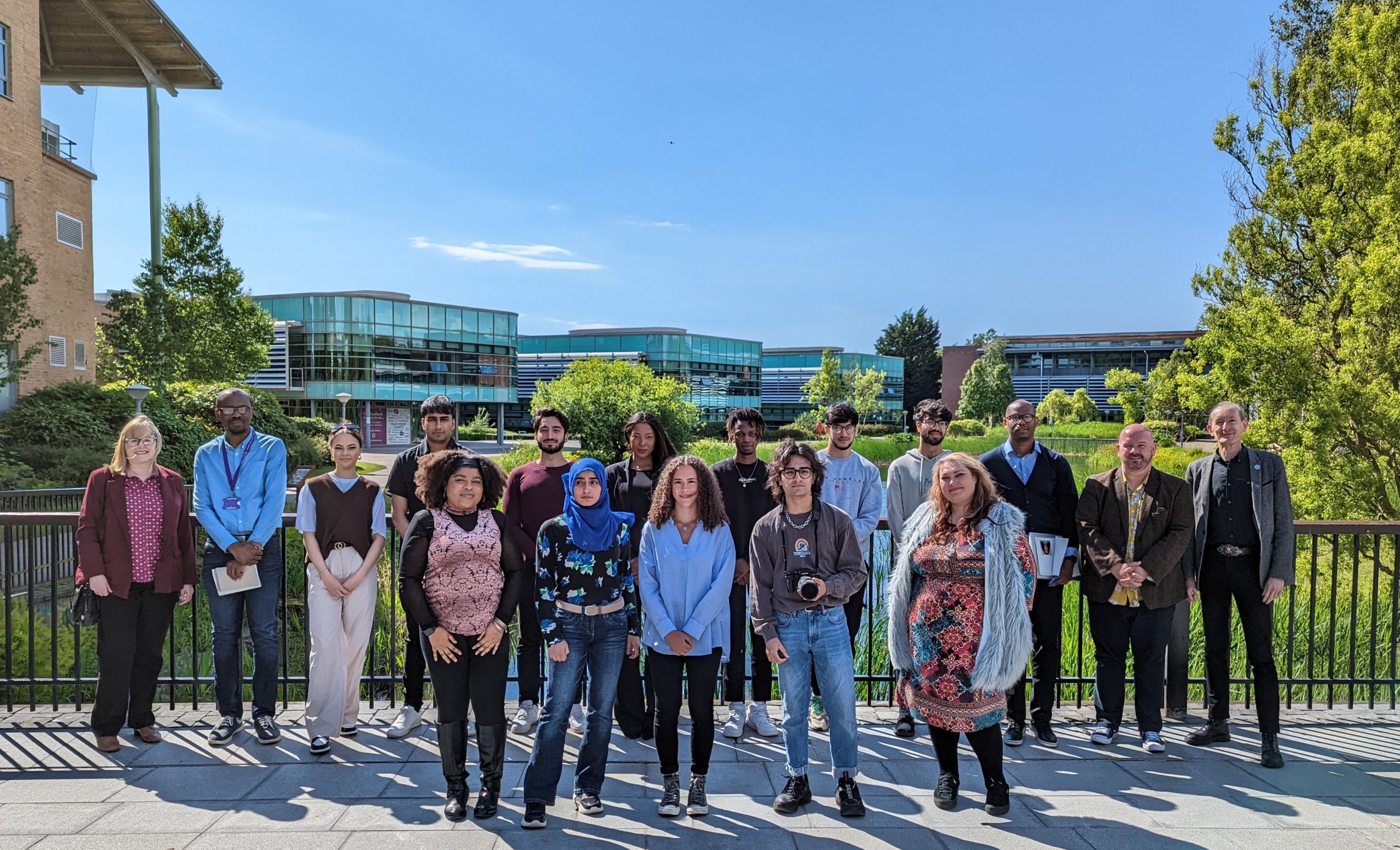 The RIMES group on campus at Edge Hill University