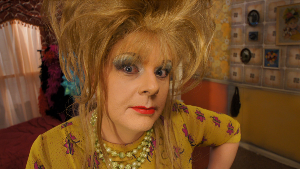 An image of Gale Force, a drag performer. 