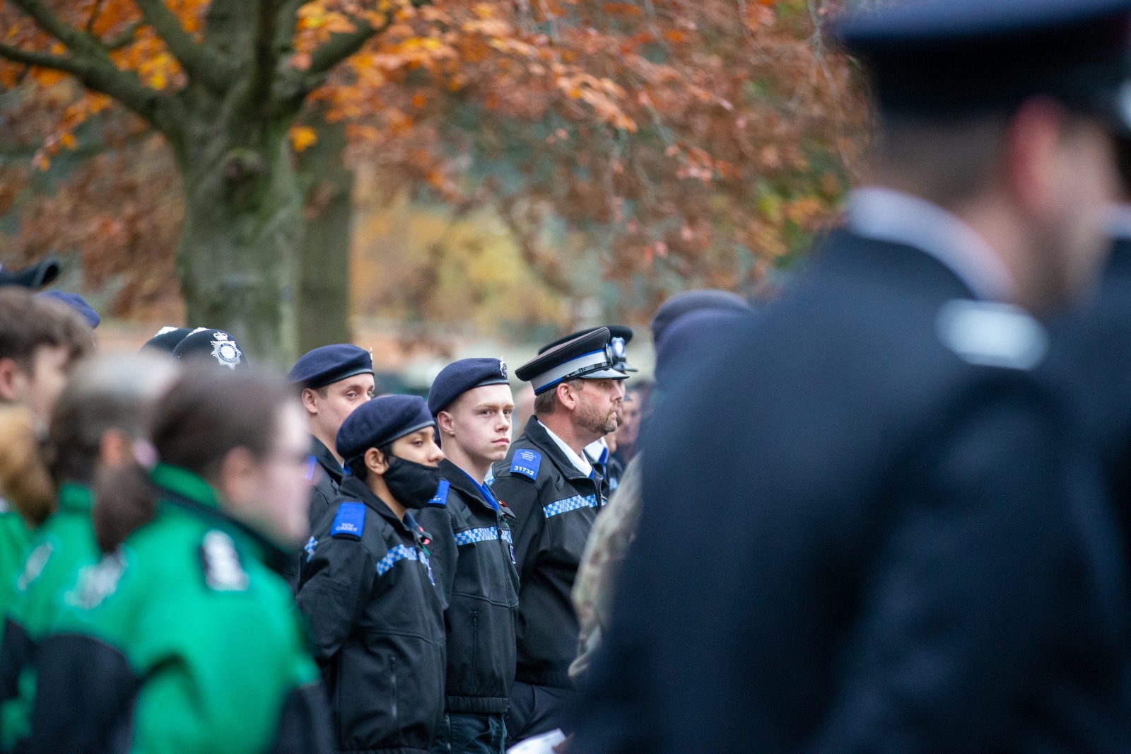 Kien Kirk in police uniform