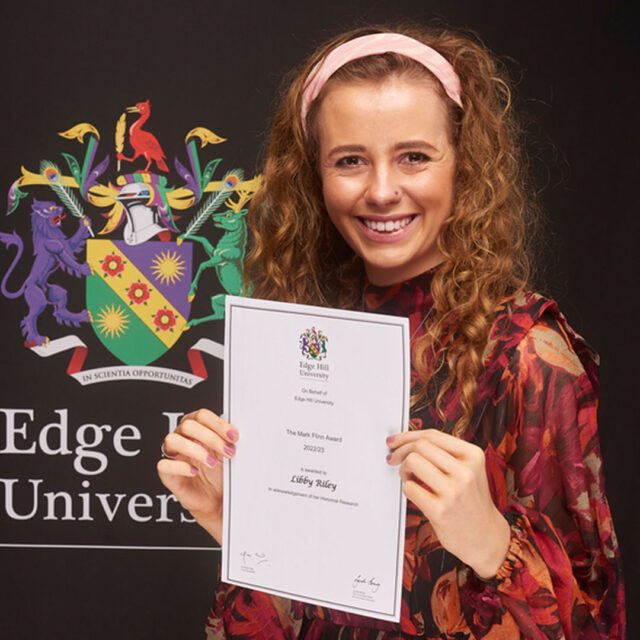 BA (Hons) History alumni student, Libby Riley