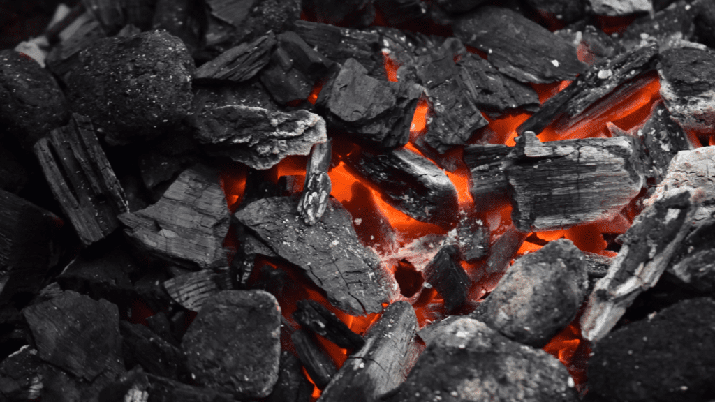 A close up image of some burning coal. Some believe Yorkshire puddings were so named because of the region’s association with coal and the high temperatures this produced that helped to make crispy batter.