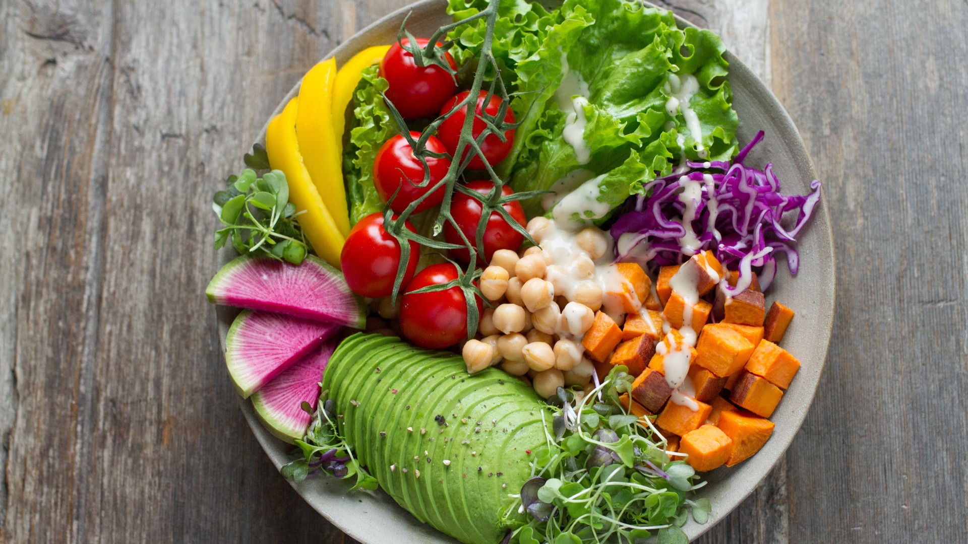 Is Veganuary bad for you? A plate of vegan food.